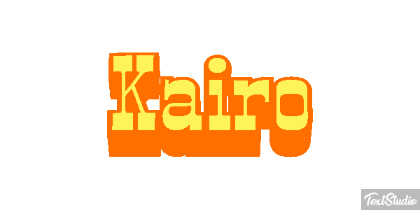 Kairo Efekt tekstowy