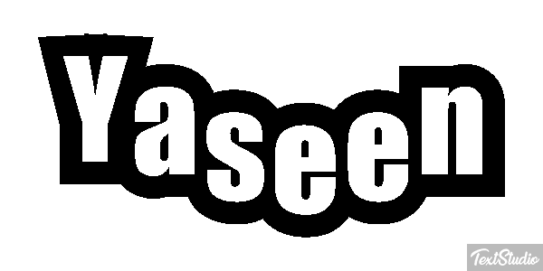Yaseen Text effect