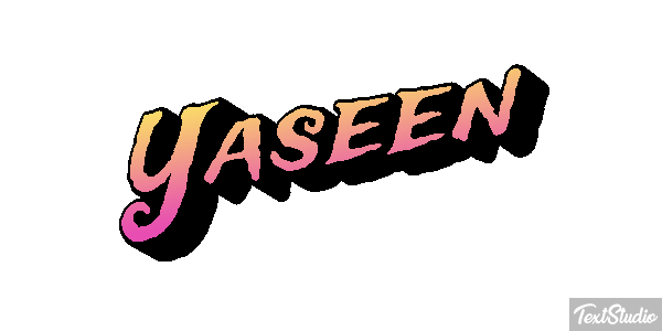 Yaseen Text effect