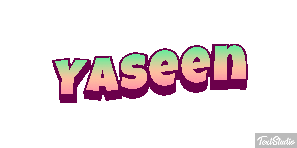 Yaseen Text effect