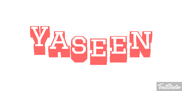 Yaseen Text effect