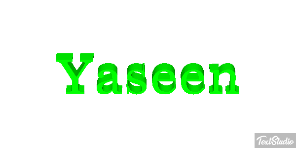 Yaseen Text effect