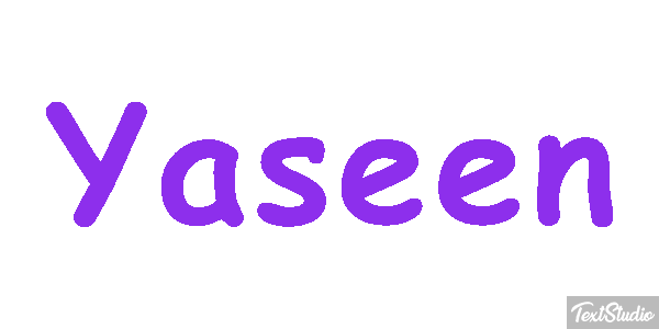 Yaseen Text effect