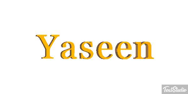 Yaseen Text effect