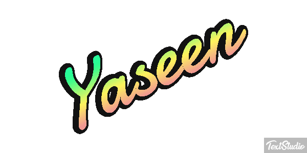 Yaseen Text effect