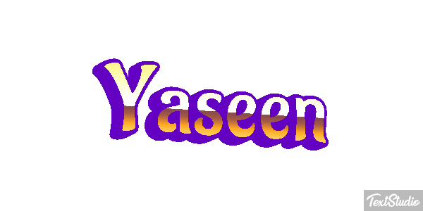 Yaseen Text effect
