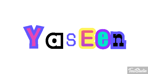 Yaseen Text effect