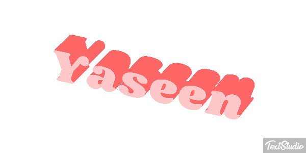 Yaseen Text effect