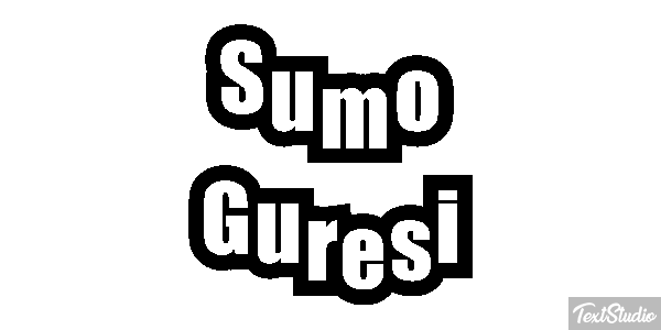Sumo Güreşi Metin efekti