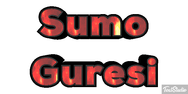 Sumo Güreşi Metin efekti
