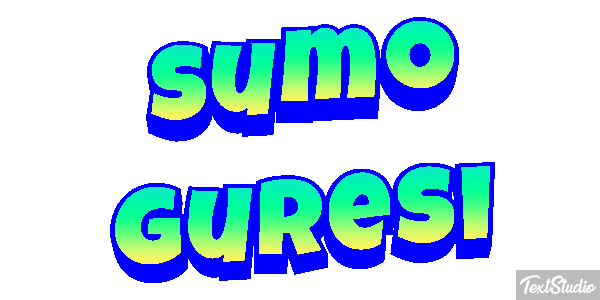 Sumo Güreşi Metin efekti