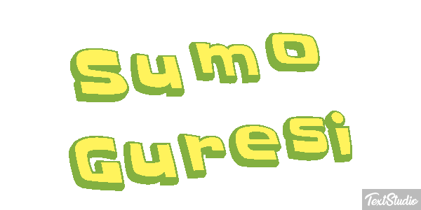 Sumo Güreşi Metin efekti
