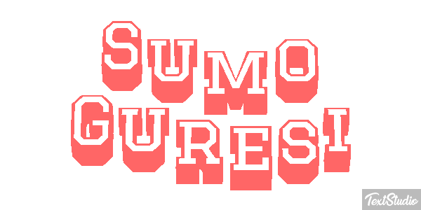 Sumo Güreşi Metin efekti