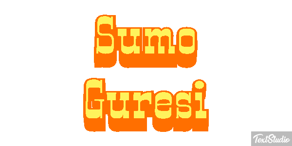 Sumo Güreşi Metin efekti