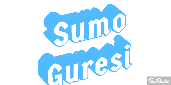 Sumo Güreşi Metin efekti