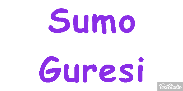 Sumo Güreşi Metin efekti