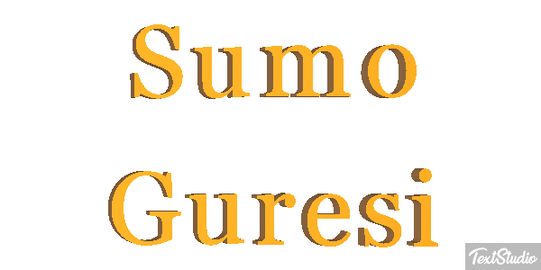 Sumo Güreşi Metin efekti