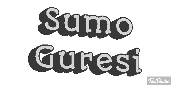 Sumo Güreşi Metin efekti