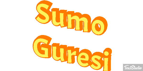 Sumo Güreşi Metin efekti