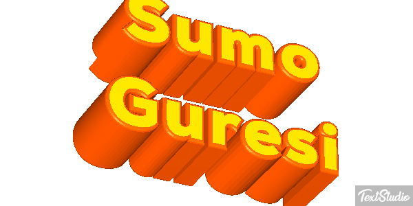 Sumo Güreşi Metin efekti