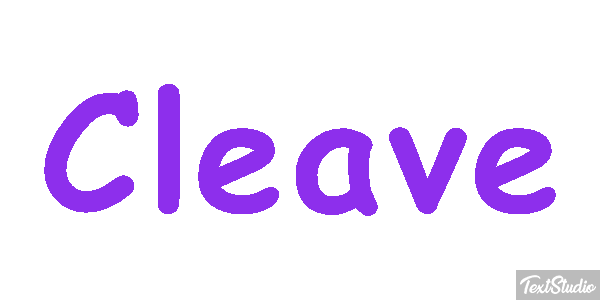 Cleave テキスト効果