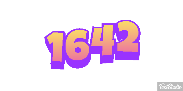 1642 Texteffekt