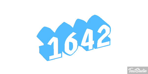 1642 Texteffekt