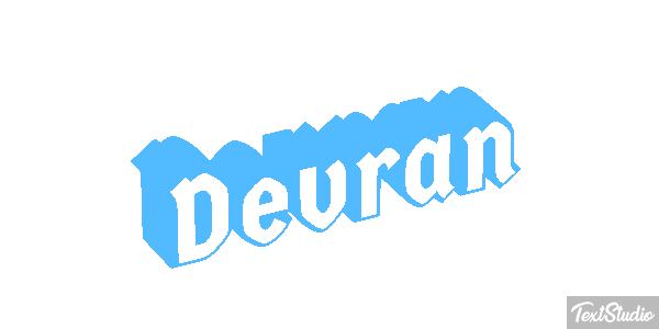Devran Efecto de texto
