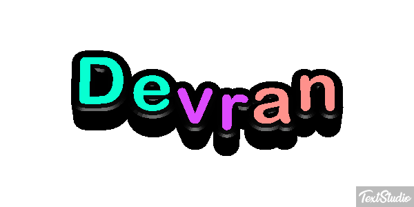 Devran Efecto de texto