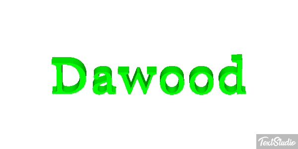 Dawood Text effect