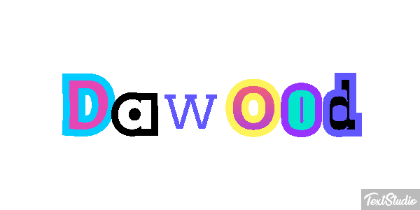 Dawood Text effect