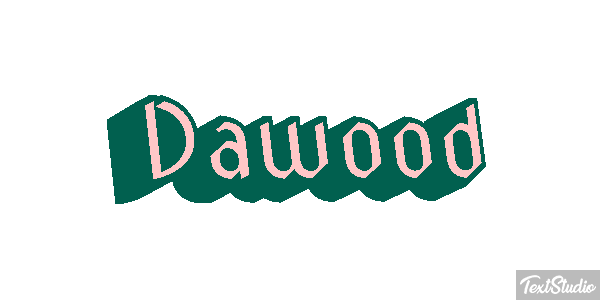 Dawood Text effect