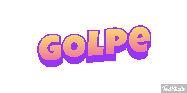 Golpe Text effect