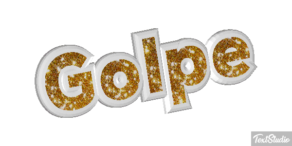 Golpe Text effect