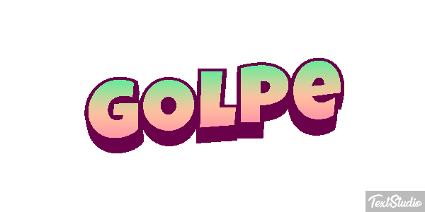 Golpe Text effect