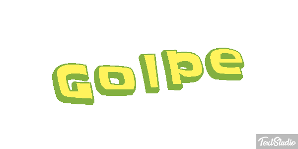 Golpe Text effect