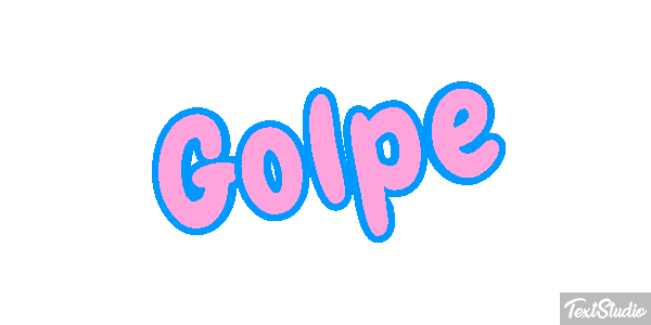 Golpe Text effect