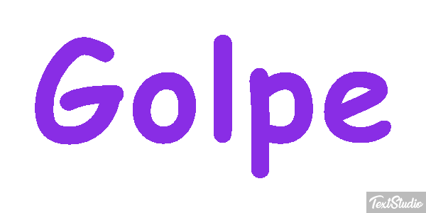 Golpe Text effect
