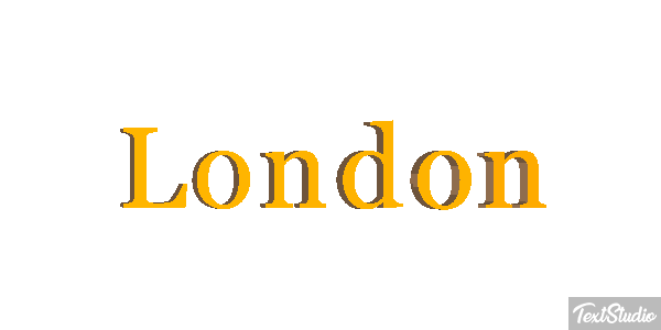 London Efekt tekstowy
