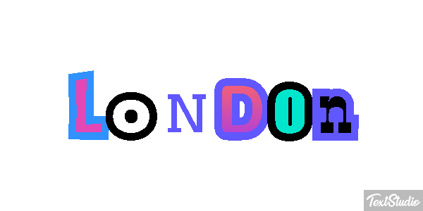 London Efekt tekstowy