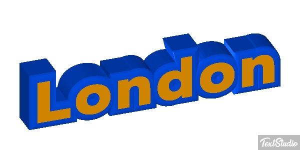 London Efekt tekstowy