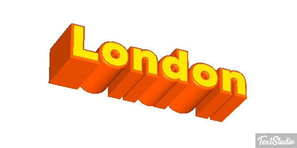 London Efekt tekstowy