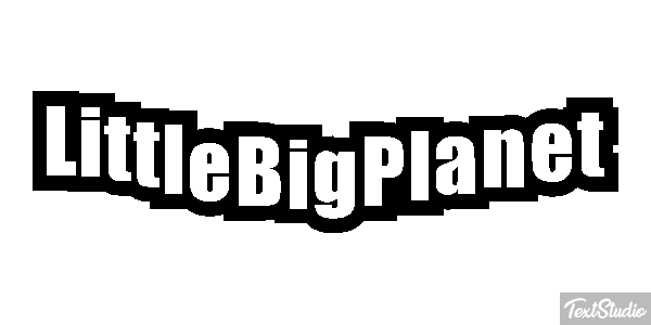 LittleBigPlanet Effet de texte