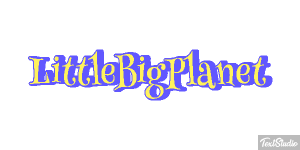 LittleBigPlanet Effet de texte