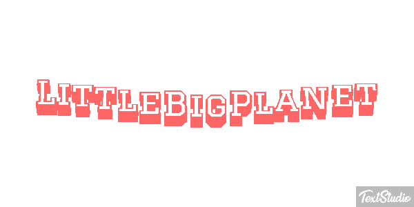LittleBigPlanet Effet de texte