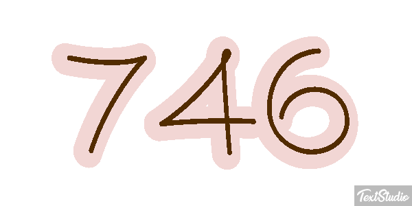 746 Texteffekt
