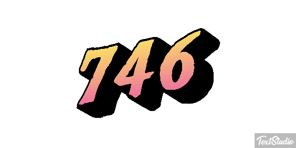 746 Texteffekt