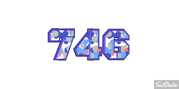 746 Texteffekt