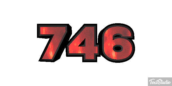 746 Texteffekt