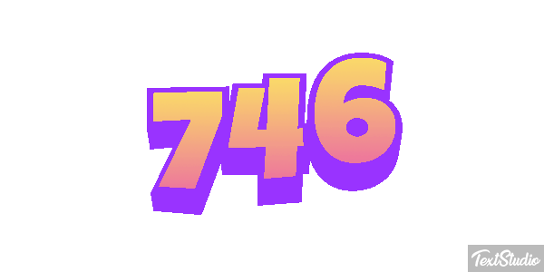 746 Texteffekt